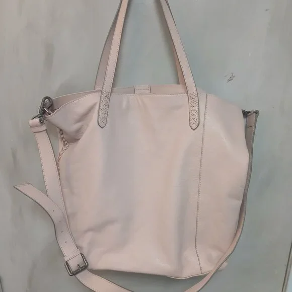 Tabitha Webb Pale Pink Leather Hobo/Tote
